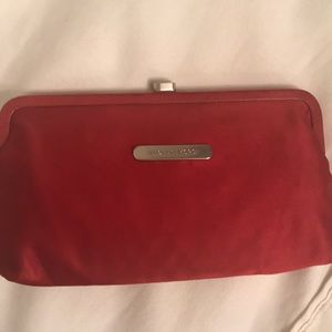 Michael Kors red clutch